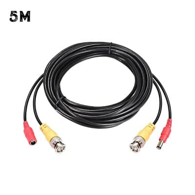 Câble coaxial RG59 BNC + DC - 5M