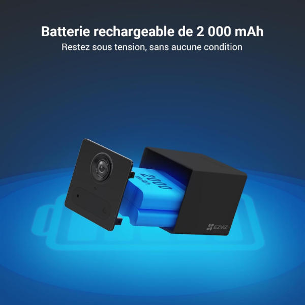 Caméra domestique intelligente Wi-Fi avec batterie - CB2